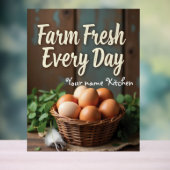 Aangepaste Naam Boerderij Keuken Decor (Neutraal)