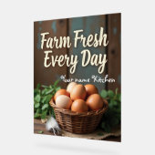 Aangepaste Naam Boerderij Keuken Decor (Hoek)