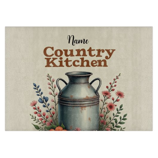 Aangepaste Naam Boerderij Prep Board Snijplank (Voorkant)