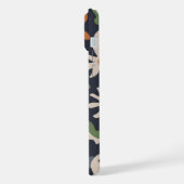 Aangepaste naam Boho bloem iPhone Hoesje (Linkerkant)