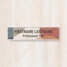 Aangepaste naam Boho Deurbordje