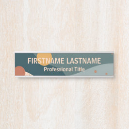Aangepaste naam Boho Deurbordje