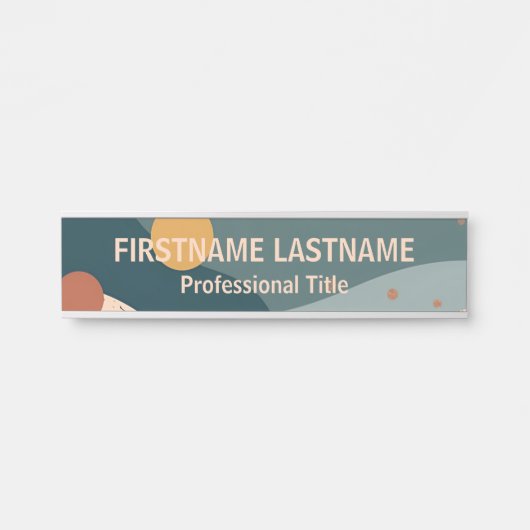 Aangepaste naam Boho Deurbordje (Voorkant)