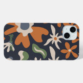 Aangepaste naam Boho Floral Case-Mate iPhone Case (Achterkant (horizontaal))