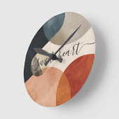 Aangepaste naam Boho Ronde Klok (Hoek)