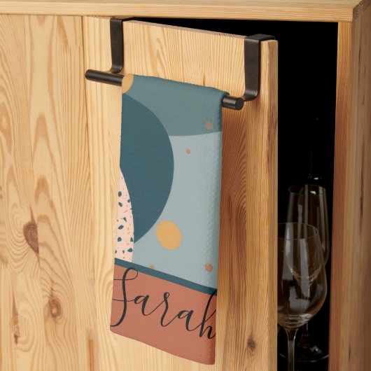 Aangepaste naam Boho Theedoek (Derde Gevouwen)