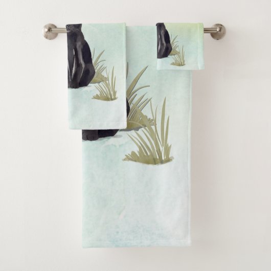 Aangepaste naam bombay Cat Pet Bad Handdoek (Insitu)