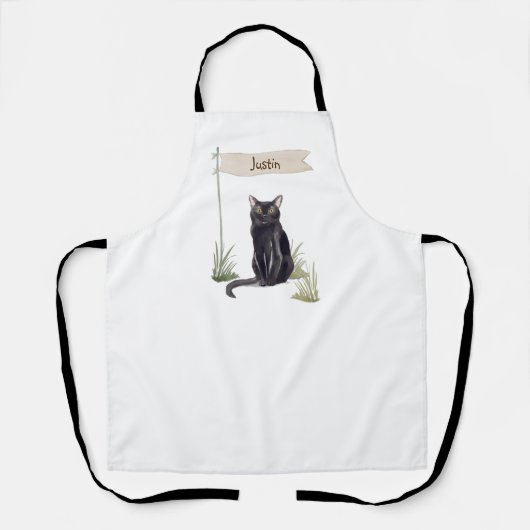 Aangepaste naam bombay Cat Pet Schort (Voorkant)