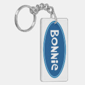 Aangepaste naam "Bonnie" Sleutelhanger (Voorkant Links)