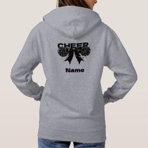 Aangepaste naam boog voor cheerleader hoodie