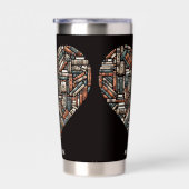 Aangepaste naam Book Lover's Geïsoleerde Drinkbeker (Rechts)