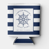 Aangepaste naam bootkapitein blikjeskoeler (Voorkant)