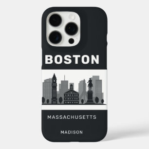 Aangepaste naam Boston Massachusetts iPhone 16 Pro Hoesje