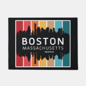 Aangepaste naam Boston Massachusetts Deurmat (Voorkant)