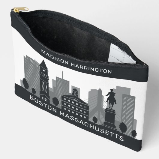 Aangepaste naam Boston Massachusetts Etui (Open)