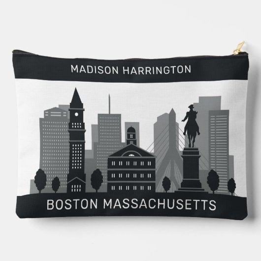 Aangepaste naam Boston Massachusetts Etui (Achterkant)