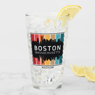 Aangepaste naam Boston Massachusetts Glas