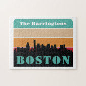 Aangepaste naam Boston Massachusetts Legpuzzel (Horizontaal)