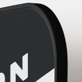 Aangepaste naam Boston Massachusetts Pickleball Paddle (Links Detail)