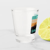 Aangepaste naam Boston Massachusetts Shot Glas (Links)