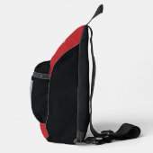 Aangepaste naam Boston Massachusetts Sling Bag (Rechts)
