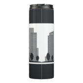 Aangepaste naam Boston Massachusetts Thermosbeker (Achterkant)