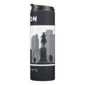 Aangepaste naam Boston Massachusetts Thermosbeker (Geroteerd rechts)