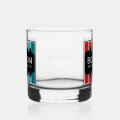 Aangepaste naam Boston Massachusetts Whisky Glas (Rechts)