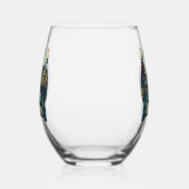 Aangepaste naam Boston Massachusetts Wijnglas Zonder Voet (Links)