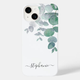 Aangepaste naam botanische Eucalyptus Case-Mate iPhone 14 Hoesje