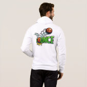 Aangepaste naam BOUNCE Basketball Hoodie (Achterkant volledig)