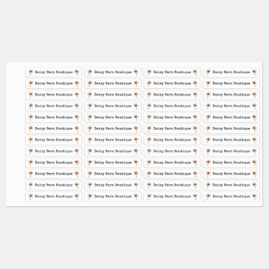 Aangepaste naam Boutique Fabric Kleding Labels Dai (Vel)