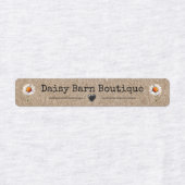 Aangepaste naam Boutique Kleding Labels Daisy Kraf (Design 2)