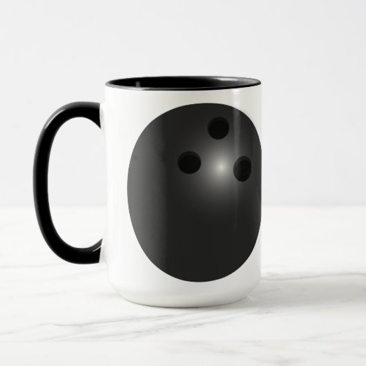 Aangepaste naam Bowling Ball mokken (Links)