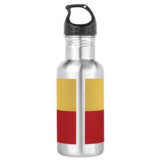 Aangepaste naam, brandweerman Hero Waterfles (Achterkant)