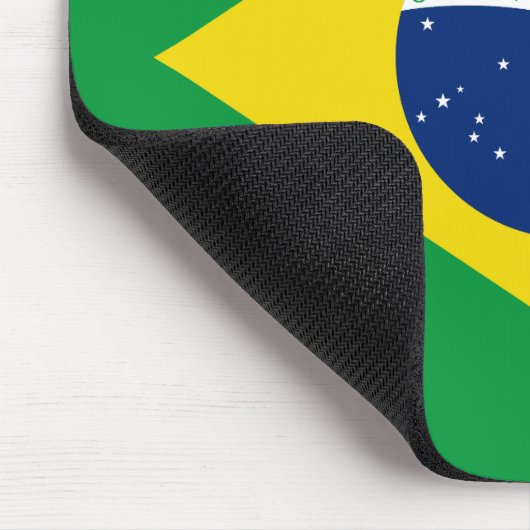 Aangepaste naam Brazilië Vlag Muismat (Hoek)