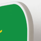 Aangepaste naam Brazilië Vlag Pickleball Paddle (Links Detail)