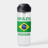 Aangepaste naam Brazilië Waterfles (Achterkant)