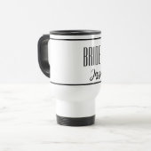 Aangepaste naam Bride Travel Mug Reisbeker (Voorkant links)