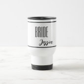 Aangepaste naam Bride Travel Mug Reisbeker (Center)
