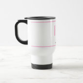 Aangepaste naam Bride Travel Mug Reisbeker (Links)
