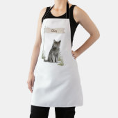 Aangepaste naam Britse Korthaar Kat Huisdier Schort (Insitu)