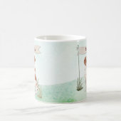 Aangepaste naam Brittany Pet Dog Koffiemok (Center)