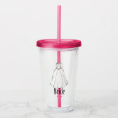 Aangepaste naam bruid huwelijksfeest acryl drinkbeker (Voorkant)