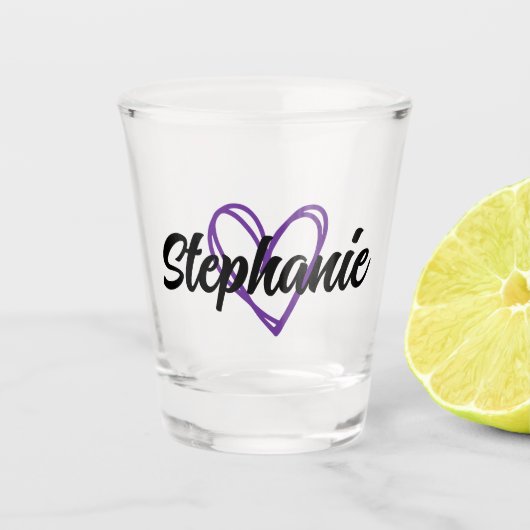 Aangepaste Naam Bruidsmeisje Hen Party Favorieten Shot Glas (Voorkant)