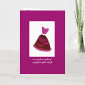 AANGEPASTE NAAM Bruidsmeisje MAGENTA & RUBY RED Go (Achterkant)