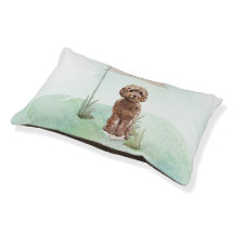 Aangepaste Naam Bruine Cockapoo Huisdier Hond