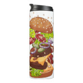 Aangepaste naam Burger tumbler Thermosbeker (Geroteerd rechts)