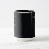 Aangepaste naam C++ Code Ontwikkelaar Koffie Progr Tweekleurige Koffiemok (Center)