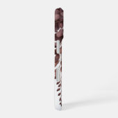 Aangepaste Naam Cacao Roos Wisteria Cascade iPhone 16 Hoesje (Rechterkant)